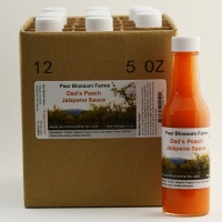 Dad's Peach Jalapeño Sauce Case - 12 bottles