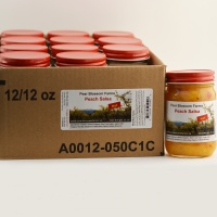 Peach Salsa - Hot Case - 12 Jars